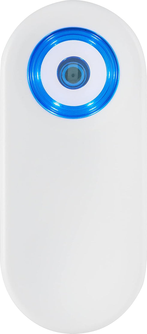 Power Gear Decoy Security Camera, Battery Operated with Flashing Blue LED Light, Easy Install Fake Surveillance, White