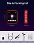 MP3 Player Bluetooth 5.3, Full Touch Screen Mini Player, HiFi Lossless Music, FM Radio, Up to 128GB