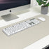 Macally Ultra-Slim USB Wired Keyboard with Number Keypad for Apple Mac Pro, MacBook, iMac, Silver