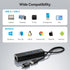 TECKNET USB to Ethernet Adapter, USB C to Ethernet, 3 Port USB 3.0 Hub with RJ45 Gigabit Ethernet Converter
