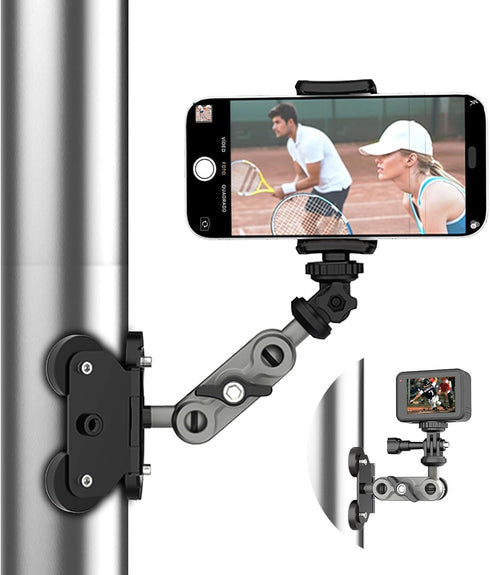 Lupholue Magnetic Camera Mount with 4 Super Magnets, Universal Metal Surface Mount Sports