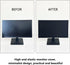 DEEP DEER 19 21 22 23 27 Inch Universal Monitor Dust Cover - Elastic Waterproof Fabric, Fits computer Screens