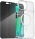 ENCASED Privacy Case for iPhone 15 Pro Max (2023), Slim-fit Clear Case with Anti-Spy Screen Protector, 9H Tempered Glass