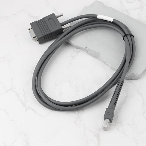 9-pin CBA-R01-S07PAR LS2208 RS232 (2 SING F LTD Barcode Scanner Serial Cable Compatible with Symbol Meters)