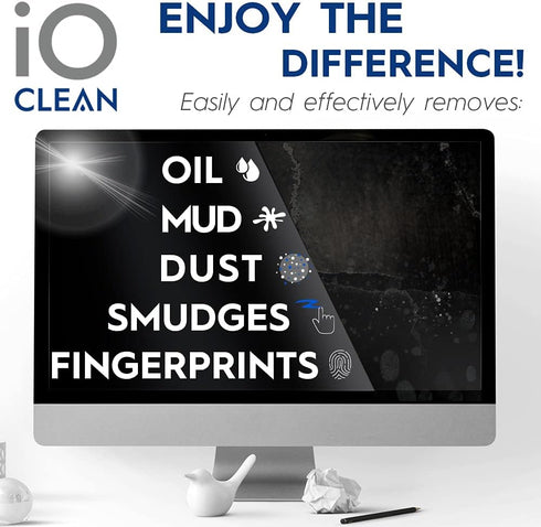 Screen Cleaner Spray (16oz) – Large Cleaning Kit for LCD, LED, OLED TV, Smartphone, Laptop, and Other Devices