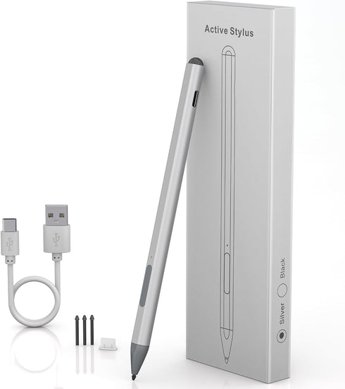 Microsoft Surface Stylus Pen for Pro/Book/Laptop/Studio, Rechargeable with Palm Rejection, 4096 Pressure Sensitivity