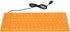 Foldable Silicone Keyboard, USB Wired Waterproof Rollup Keyboard, Slim Soft Silent Typing 85 Keys for PC, Notebook,