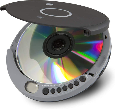 GPX Portable Personal CD Player and MP3 Player with Anti Skip Protection and