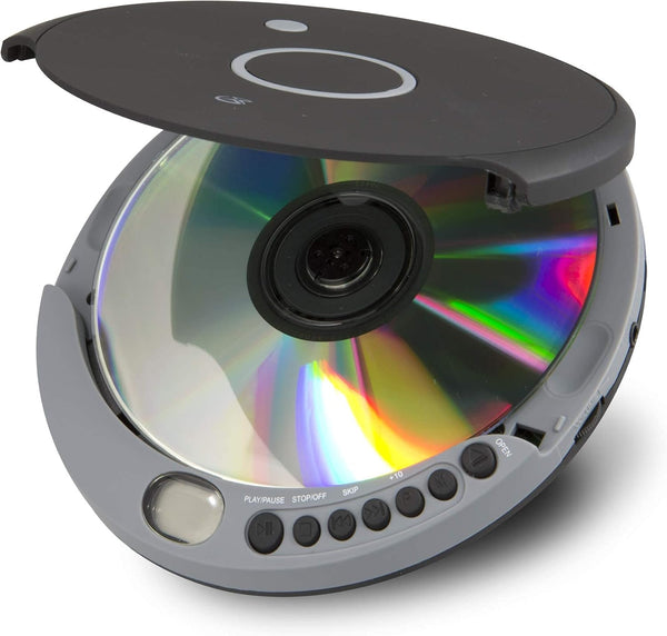 GPX Portable Personal CD Player and MP3 Player with Anti Skip Protection and