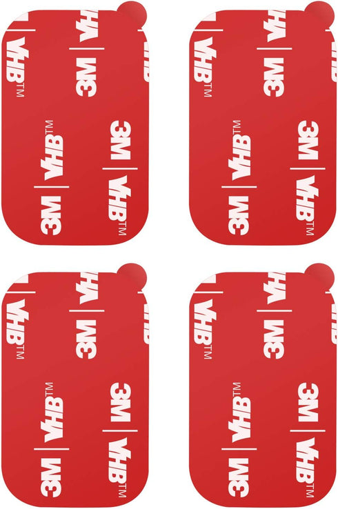 APPS2Car 3M Vhb Sticky Adhesive Pads - Replacement Mounting Tape for Magnetic Phone Car Mount, 4 Pcs