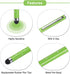MECCANIXITY 10pcs Glitter Rhinestone Stylus Pens for Touch Screens, Universal Metal Capacitive Pen in Green