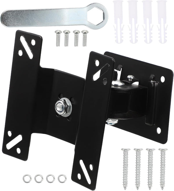 WATIIFUFU Rotatable Tv Wall Mount Bracket 14-27 Inch Metal Shaft 360-degree Swivel Small