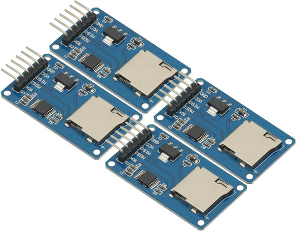 GODIYMODULES 4Pcs Micro SD Storage Expansion Board Micro SD TF Card Memory Shield