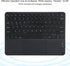 Bluetooth Keyboard, Multi-Function Scissor Keyboard with Touchpad, Ultra-Slim Portable 10in External Computer Keyboard