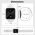 Smart Watch for Women, 1.75" AMOLED Fitness Tracker, Answer/Make Call, Heart Rate Sleep Monitor, 130+ Sports Mode, IP68