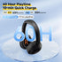 QCY H3 LITE Active Noise Cancelling Headphones, Wireless Over Ear, 60H Playtime, Bluetooth 5.3 for Travel