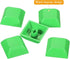 PATIKIL 1U Blank Keycaps, 10 Pack Universal PBT Replacement Accessories for MX Mechanical Keyboard, Green