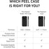 PEEL Original Super Thin Case Compatible with iPhone 15 Pro (Blackout) - Ultra Slim, Sleek Minimalist Design, Branding