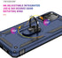 for Samsung A52 Case, Galaxy A52 Shockproof Cover with HD Screen Protector, Military-Grade Ring Holder Kickstand