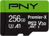 PNY 256GB Premier-X microSDXC Flash Memory Card - Class 10 U3 V30, 100MB/s, A1, 4K UHD, Full HD, UHS-I