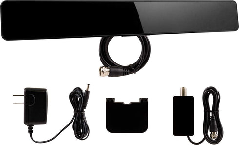 UltraPro Amplified TV Antenna, Indoor Bar Design, Long Range, Supports 4K 1080P HD