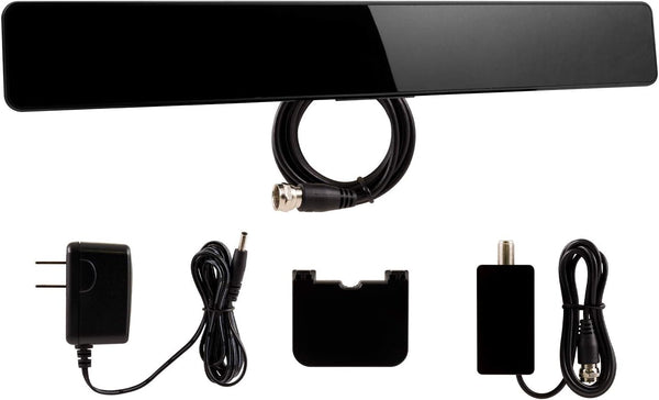 UltraPro Amplified TV Antenna, Indoor Bar Design, Long Range, Supports 4K 1080P HD