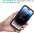 Lanhiem Waterproof Case for iPhone 14 Pro Max, IP68 Dustproof with Built-in Screen Protector, Rugged Shockproof Cover