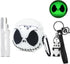Compatible with Apple Airpods 2nd/1st Generation Case Cover, 3D Luminous Airpod Case with Cleaner Kit and Keychain