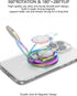 Magnetic Phone Grip for MagSafe Ring Holder - Allengel Gym Magnetic Grip with Adjustable Stand for iPhone 14/13/12
