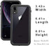 Compatible Apple iPhone XR Case, Full-Body Protective Waterproof, Shockproof Clear Cover for iPhone XR (6.1 Inch, Black)