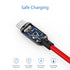 SOOPII 100W 4ft USB C to USB C Cable Fast Charge, Nylon Braided Cable with LED Display for iPhone 15/15 Pro/15 Plus/15