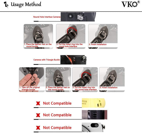 Nylon Rope Camera Strap 12mm