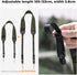 Adjustable Soft Neoprene Camera Neck Strap with Zipped Pockets for Photographers