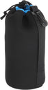 PATIKIL 3.9" ID x 9.8" H Camera Lens Bag, Drawstring Pouch with Thick Neoprene, Black, Blue