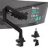 WALI Heavy Duty Single Monitor Arm for 17-49 Inch Flat Curved Ultrawide Screens,