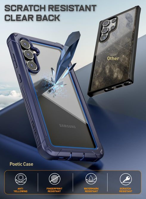 Poetic Guardian Case for Samsung Galaxy S23 FE 5G, Built-in Screen Protector, Full Body Shockproof Bumper Cover [Update