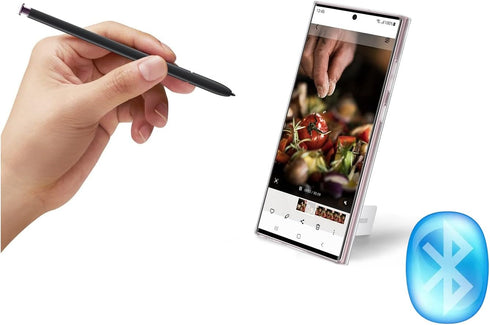 S22 Ultra S Pen with Bluetooth for Samsung Galaxy S22 Ultra 5G SM-S908, Stylus Pen with Remote Control, Burgundy