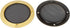 X AUTOHAUX 2pcs 4" Car Metal Audio Speaker Cover, Black Glossy Mesh Subwoofer Grill Horn Guard, Decorative Circle