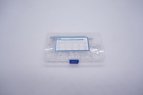Taiss 580PCS JST PH Connector Kit, 2.0mm 2/3/4/5/6Pin Housing, Female and Male Adapter Cable Connector Plug