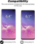 TOCOL 2 Pack TPU Screen Protector and 2 Pack Camera Lens Protector for Samsung Galaxy S10 Plus, Easy Installation