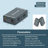HDMI Extender up to 164 ft/50m, Over Cat5e/Cat6/Cat7 Ethernet Cables, 1080P@60Hz Ultra HD Uncompressed Transmission
