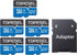 TOPESEL 5-Pack 32GB Micro SD Card - Class 10 Micro-SDXC Memory Card UHS-I for Security Camera/Smartphone/Drone