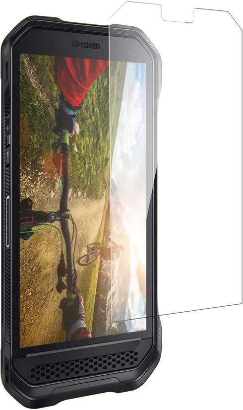 Nakedcellphone Tempered Glass Screen Protector for Verizon Kyocera DuraForce Ultra 5G UW (E7110) - Twin Pack