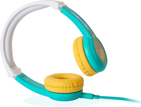 Lunii - Octave Headphones for Kids Aged 3 to 8, Foldable, Customizable, Limited Stereo Volume, Compatible with