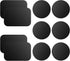 OWLKELA Mount Metal Plate for Phone Magnet - Car Mount Holder Cradle with Adhesive, 10 Pack Black