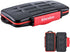 Kiorafoto 36 Slots Memory Card Holder Case Storage Protector Wallet for TF MSD Micro SD SDHC SDXC CF with Carabiner