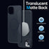 iPhone 13 & 14 MagSafe Case - Slim Black Silicone Edge, 10FT Military Grade Protection, Translucent Matte Back (6.1")