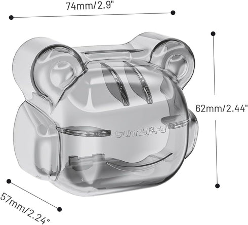 Gimbal Protector for Mini 4 Pro - Camera Lens Cover - Obstacle Sensor Avoidance Cap for DJI Mini 4 Pro Accessories