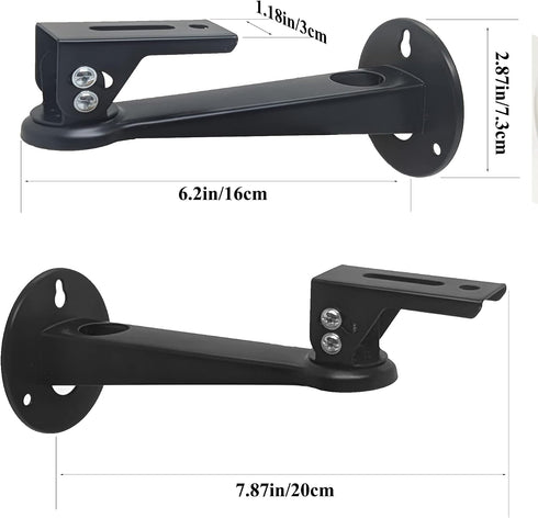 2-Be-Best 7.87" 7.8 lbs 360 Adjustable Projector Wall Mount, Length Load Rotation Stand for Video Projector Camera