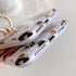 Qokey for iPhone 7 Plus/8 Plus Case - 5.5 inch Glitter Leopard Cute Stand Design, Soft TPU Shockproof Cover